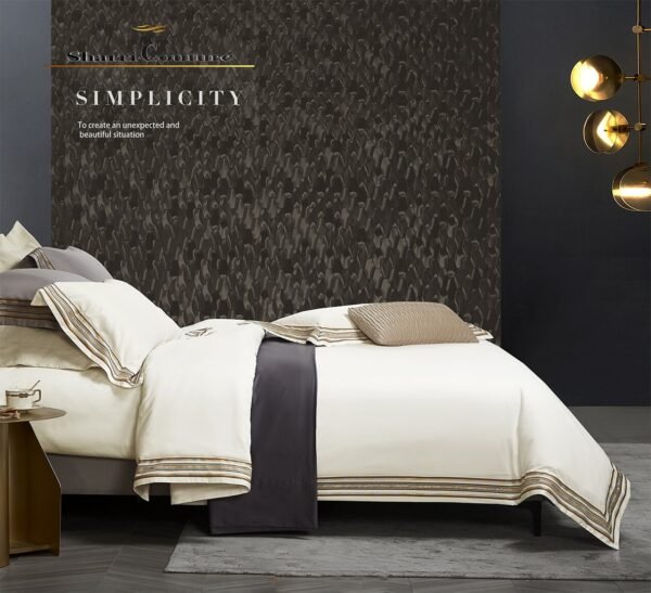 S.C 1001 Light Cream Color - 100% Pima Cotton - Image 3