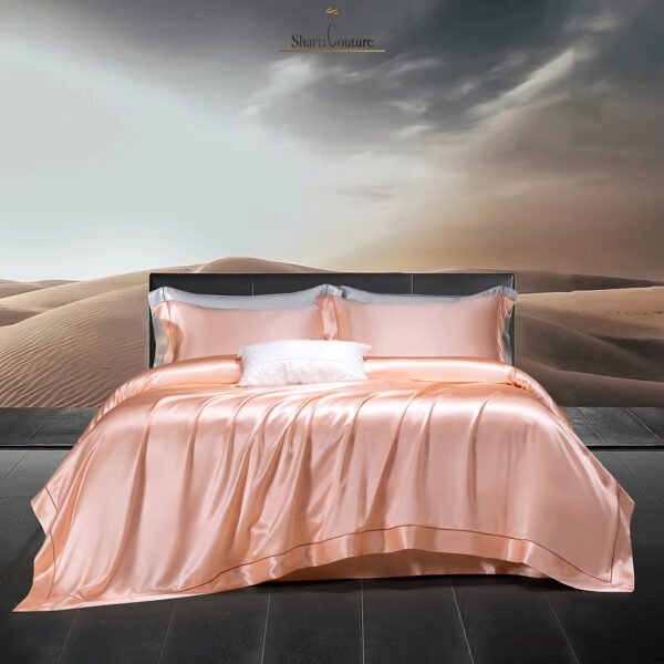 S. C. 2001 - 100% Mulberry Silk - Metallic Peach Color