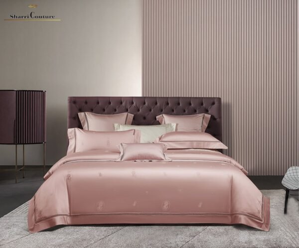 S.C. - 1009 - Light Pink Color - 100% Jacquard Cotton - Image 11