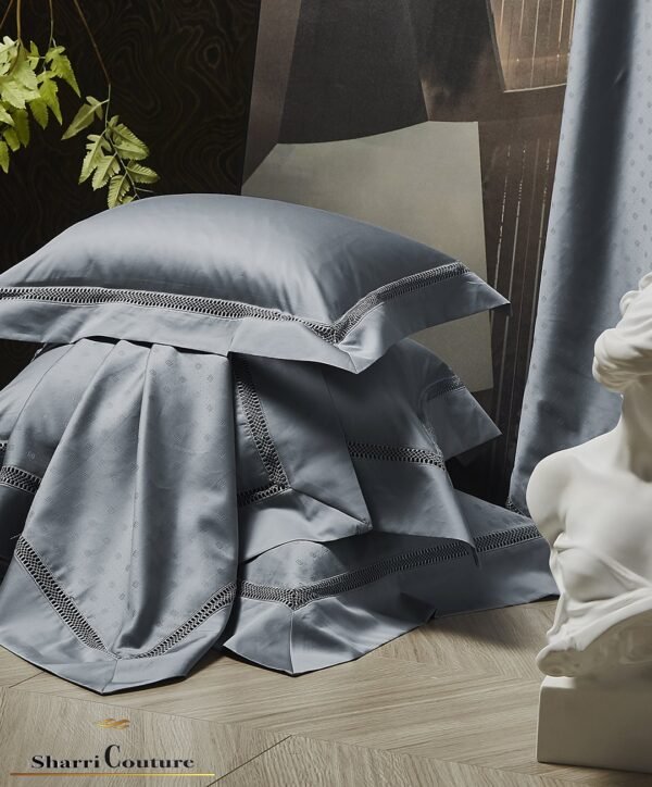 S. C. - 1012 - 100% Jacquard Cotton - Light Blue Color - Image 10