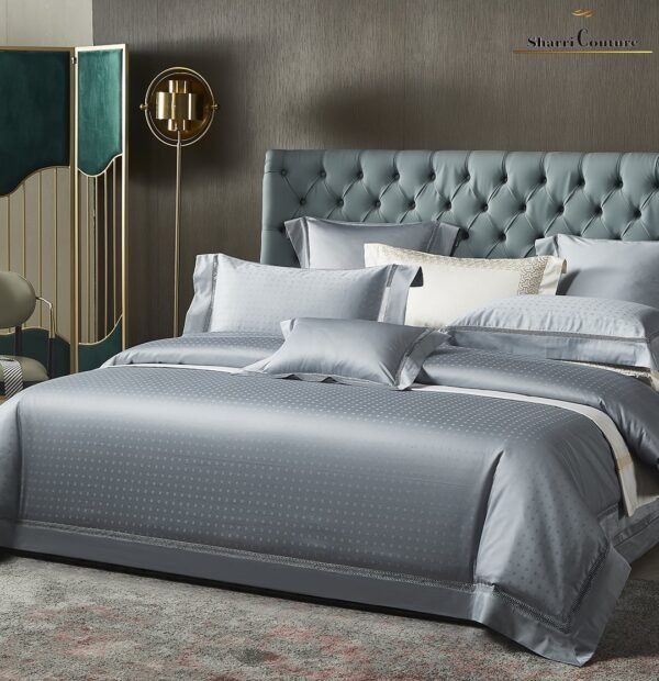 S. C. - 1012 - 100% Jacquard Cotton - Light Blue Color - Image 3