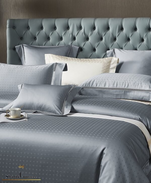 S. C. - 1012 - 100% Jacquard Cotton - Light Blue Color - Image 4