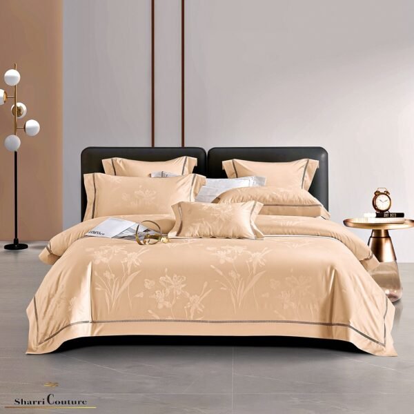 S. C. - 1017 Peach Color - 100% Jacquard Cotton