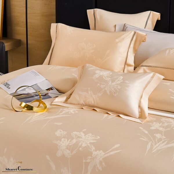S. C. - 1017 Peach Color - 100% Jacquard Cotton - Image 2