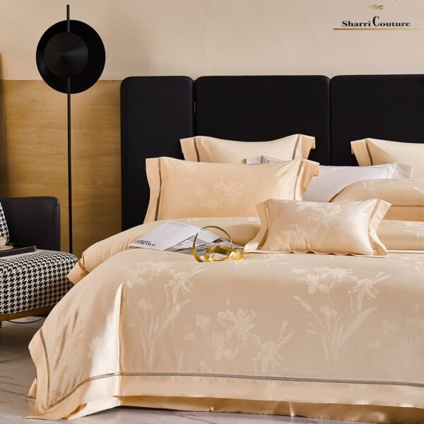S. C. - 1017 Peach Color - 100% Jacquard Cotton - Image 4