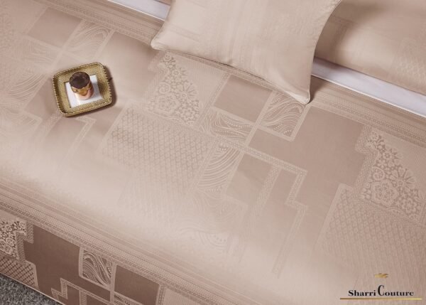 S. C. - 1024 Gold Color - 100% Jacquard Cotton - Image 2