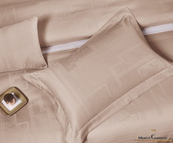 S. C. - 1024 Gold Color - 100% Jacquard Cotton - Image 5