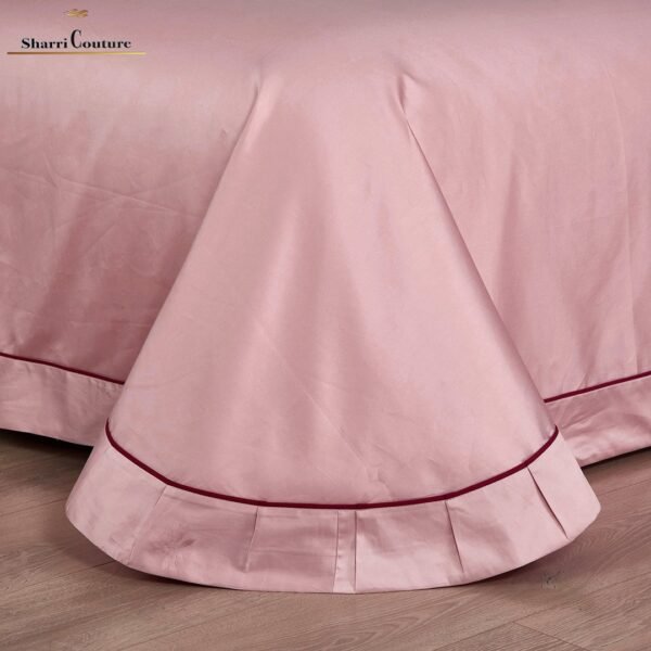S. C. - 1025 - Pink Bordo Frame Color - Combination of Cotton and Silk - Image 8