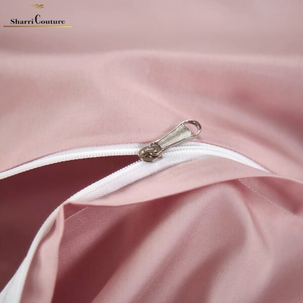 S. C. - 1025 - Pink Bordo Frame Color - Combination of Cotton and Silk - Image 9