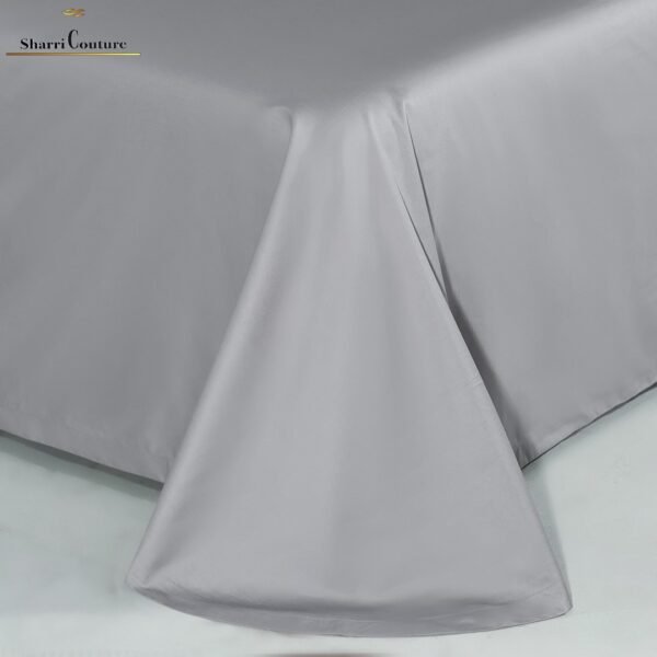 S. C. - 1030 - Metallic Light Silver With a Middle Floral Texture - Combination of Cotton and Silk - Image 12