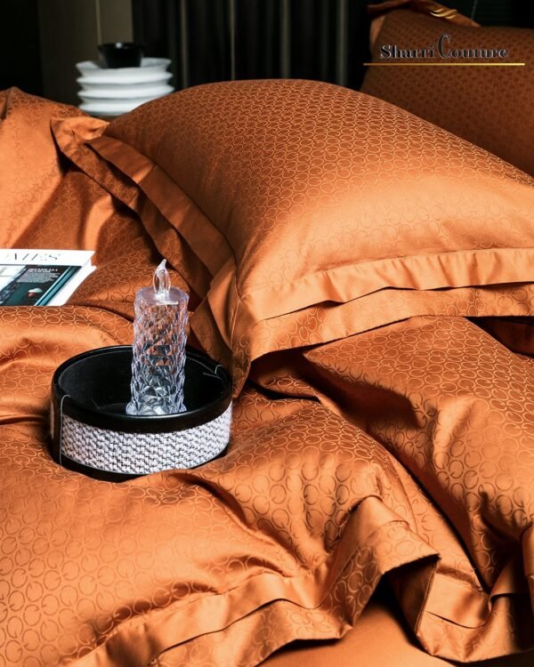 S. C. - 1031 Brown Color -  100% Jacquard Cotton - Image 8