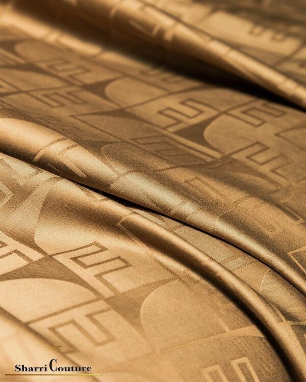 S. C. - 1032 - Greenish Brown -  100% Jacquard Cotton - Image 10