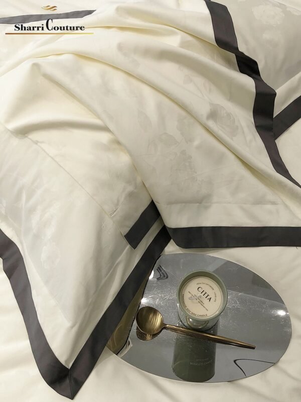 S. C. 1033 Lemon Color - 100% Jacquard Cotton - Image 12