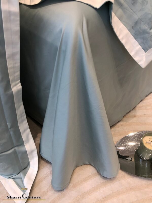 S. C. 1033 Light Blue Color - 100% Jacquard Cotton - Image 8