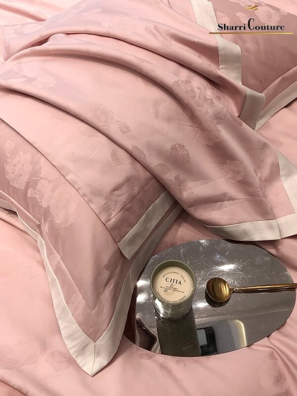S. C. 1033 Light Pink Color - 100% Jacquard Cotton - Image 12