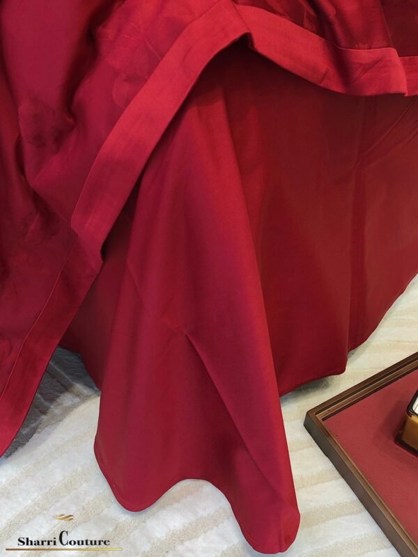 S. C. - 1033 - Wine Red Color - 100% Jacquard Cotton - Image 5