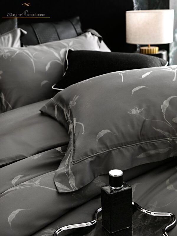 S. C. - 1034 Black Grey - 40% Jacquard Cotton + 60% Lyocell - Image 10