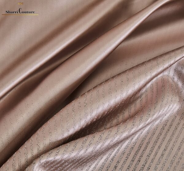 S. C. - 1035  - Metallic Old Pink Color - 100% Jacquard Cotton - Image 8