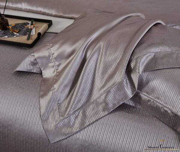 S. C. - 1035 - Metallic Light Silver Color - 100% Jacquard Cotton - Image 6