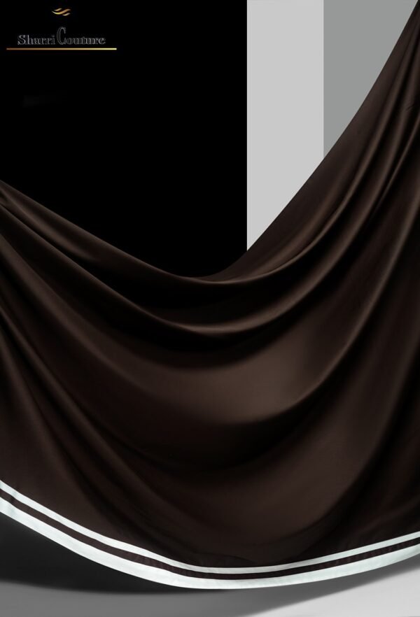 S. C. 1048 - Dark Brown Color + White Frame - 100s Long Staple Cotton - Image 8