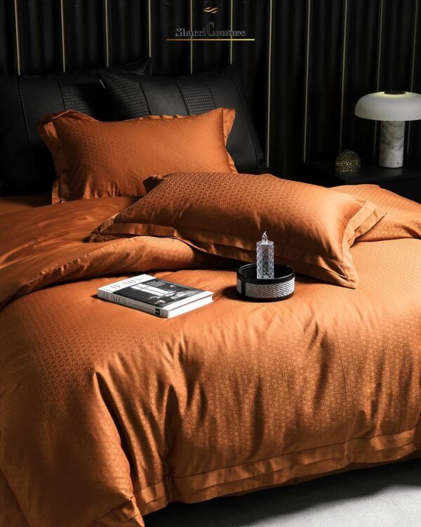 S. C. - 1049  - Metallic Bronze Color - 100% Jacquard Cotton - Image 4