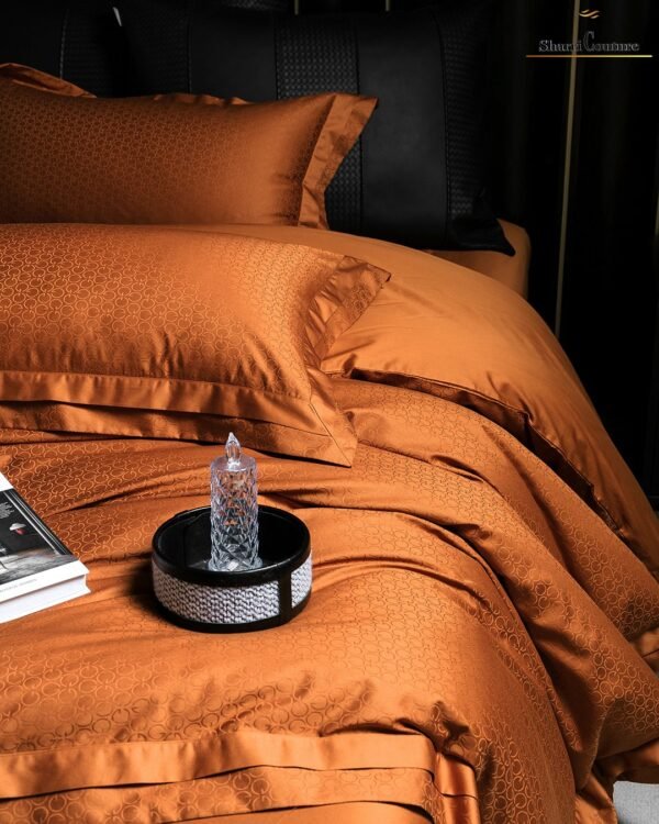 S. C. - 1049  - Metallic Bronze Color - 100% Jacquard Cotton - Image 6