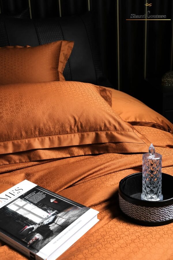 S. C. - 1049  - Metallic Bronze Color - 100% Jacquard Cotton - Image 7