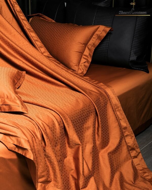 S. C. - 1049  - Metallic Bronze Color - 100% Jacquard Cotton - Image 9