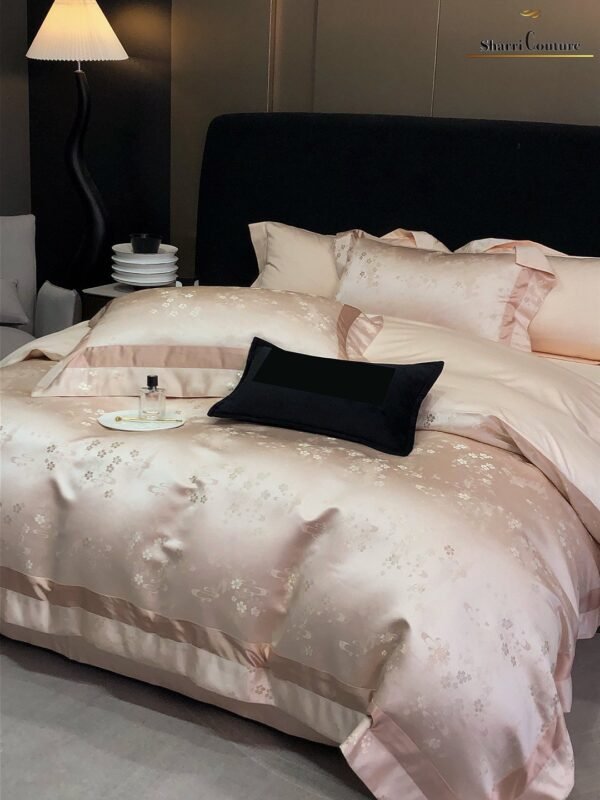 S. C. - 1052 - Light Pink Color - 100% Jacquard Cotton - Image 3