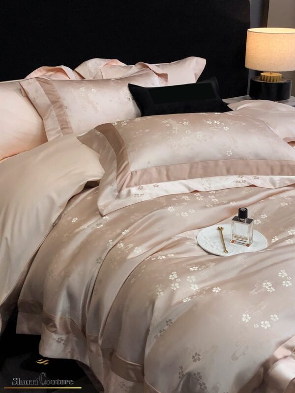 S. C. - 1052 - Light Pink Color - 100% Jacquard Cotton - Image 4