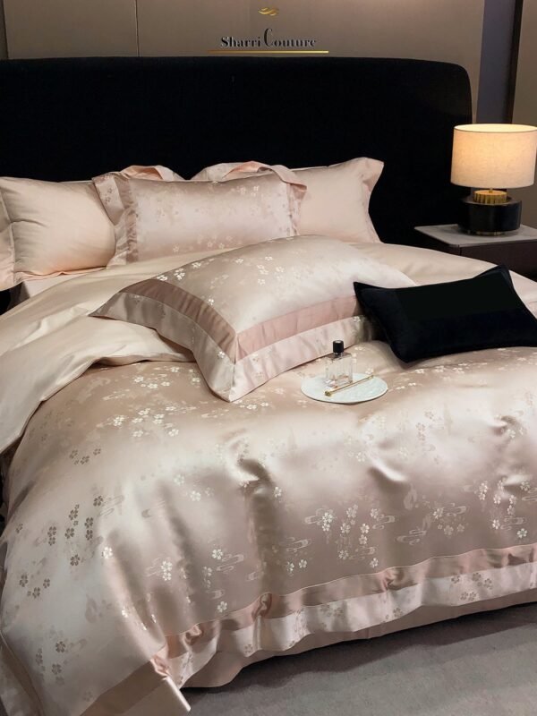 S. C. - 1052 - Light Pink Color - 100% Jacquard Cotton - Image 5
