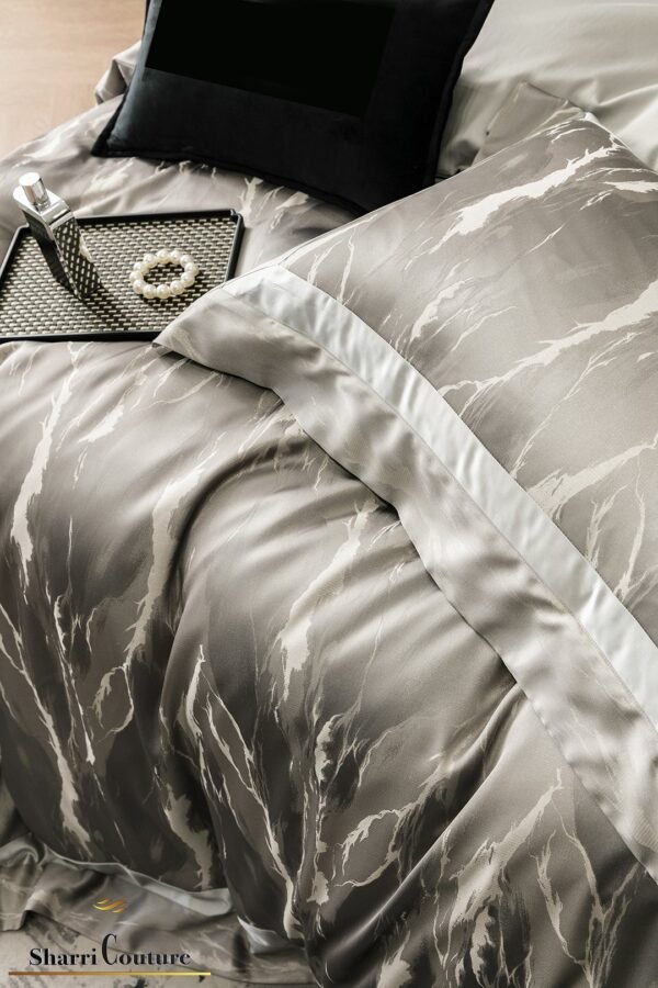 S. C. - 1055 - Grey Green Color - 100% Jacquard Cotton - Image 10