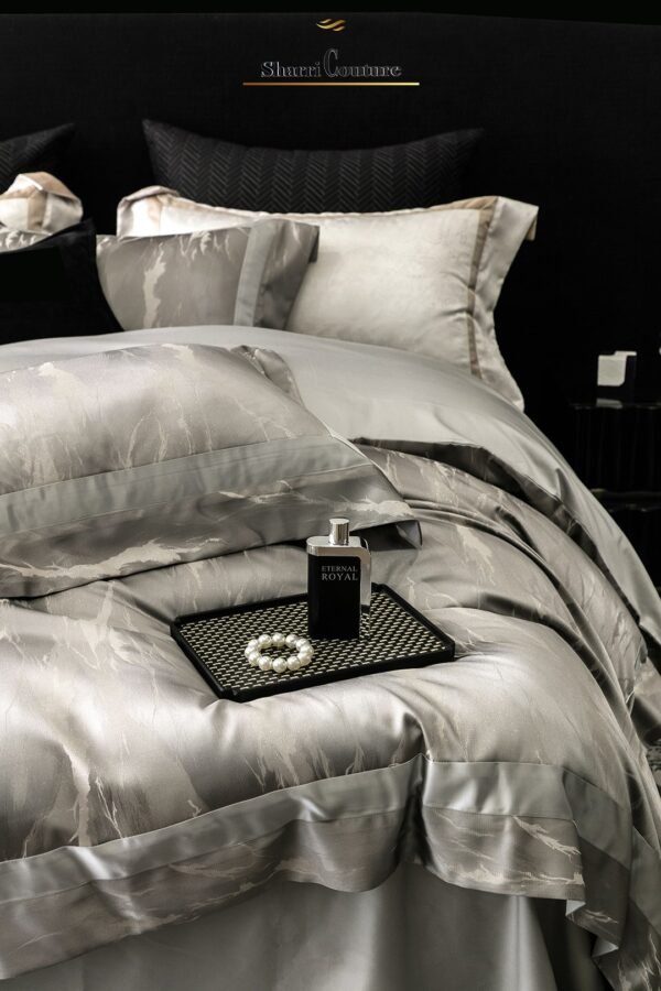 S. C. - 1055 - Grey Green Color - 100% Jacquard Cotton - Image 11