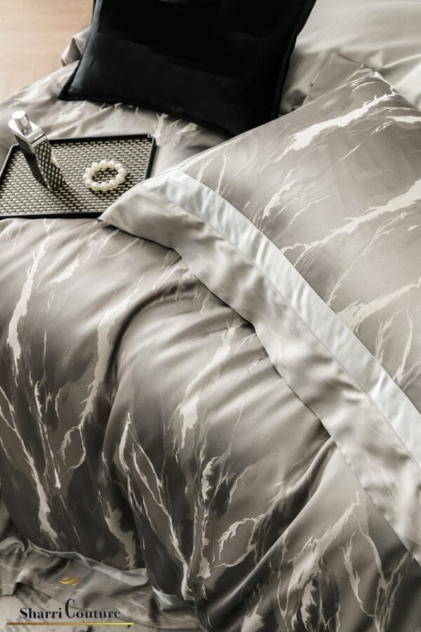 S. C. - 1055 - Grey Green Color - 100% Jacquard Cotton - Image 12