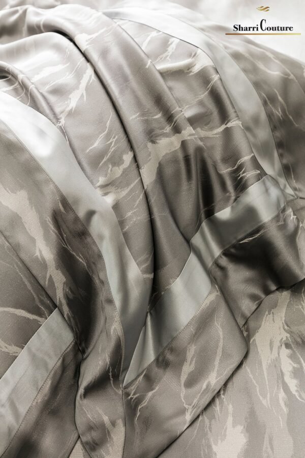 S. C. - 1055 - Grey Green Color - 100% Jacquard Cotton - Image 4