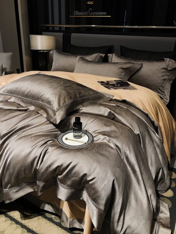 S. C. - 1056 - Bronze Metallic Color - 100% Jacquard Cotton