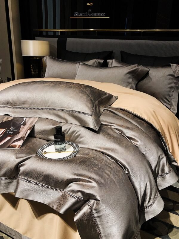 S. C. - 1056 - Bronze Metallic Color - 100% Jacquard Cotton - Image 10