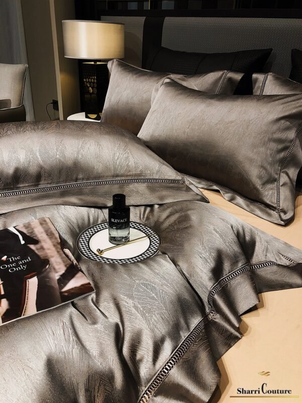 S. C. - 1056 - Bronze Metallic Color - 100% Jacquard Cotton - Image 12