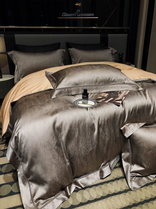 S. C. - 1056 - Bronze Metallic Color - 100% Jacquard Cotton - Image 5