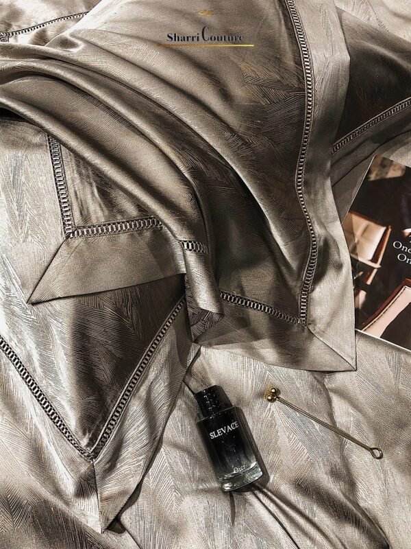 S. C. - 1056 - Bronze Metallic Color - 100% Jacquard Cotton - Image 7