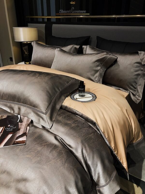 S. C. - 1056 - Bronze Metallic Color - 100% Jacquard Cotton - Image 8