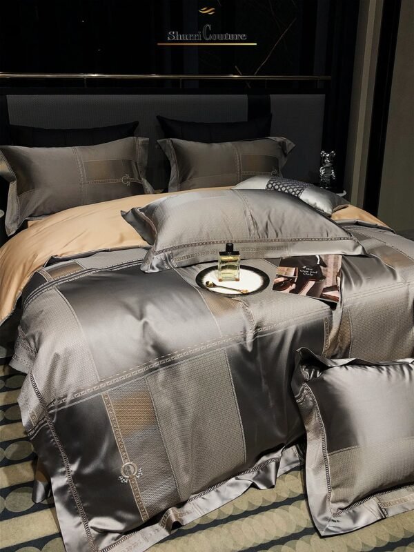 S. C. - 1057 - Bronze Metallic Color - 100% Jacquard Cotton - Image 10