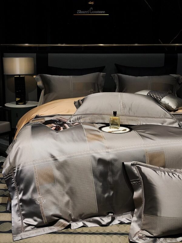 S. C. - 1057 - Bronze Metallic Color - 100% Jacquard Cotton - Image 11