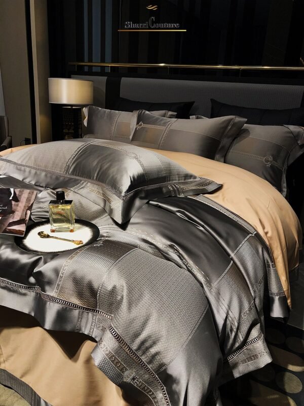 S. C. - 1057 - Bronze Metallic Color - 100% Jacquard Cotton - Image 12