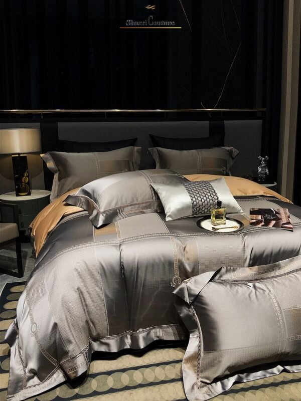 S. C. - 1057 - Bronze Metallic Color - 100% Jacquard Cotton - Image 9
