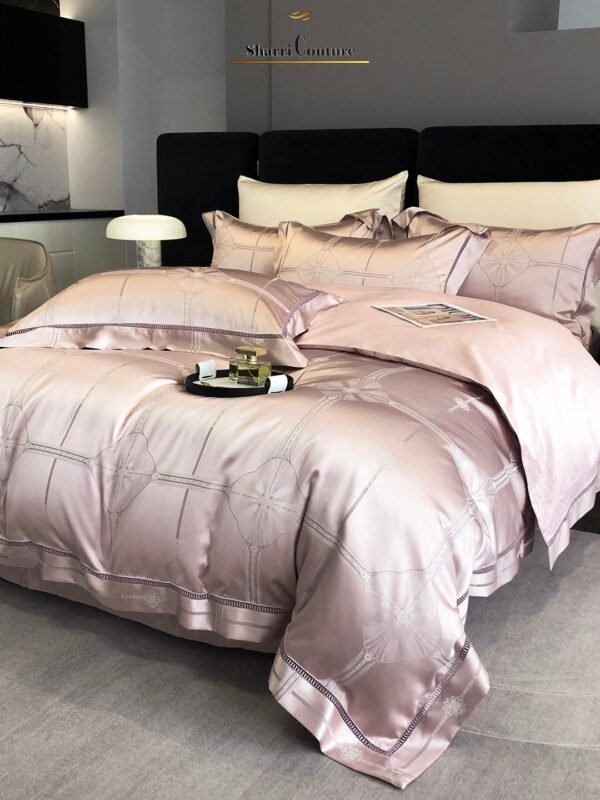 S. C. - 1057 - Pink Color - 100% Jacquard Cotton - Image 2