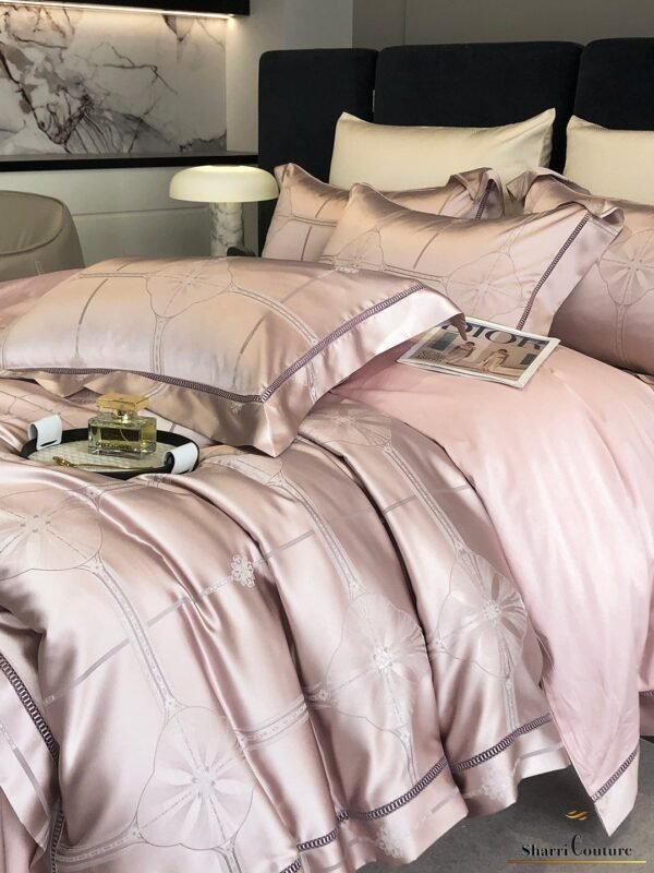 S. C. - 1057 - Pink Color - 100% Jacquard Cotton - Image 4