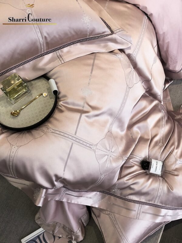 S. C. - 1057 - Pink Color - 100% Jacquard Cotton - Image 5
