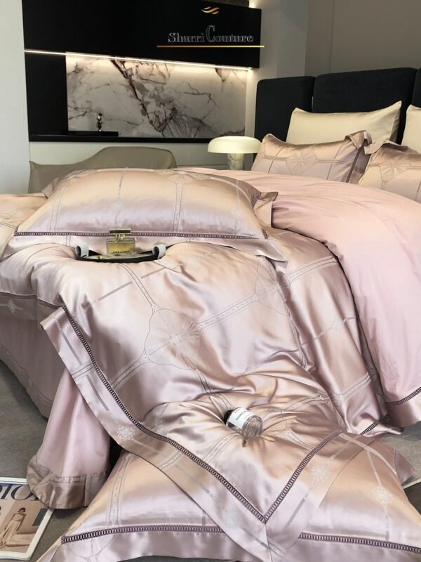 S. C. - 1057 - Pink Color - 100% Jacquard Cotton - Image 6