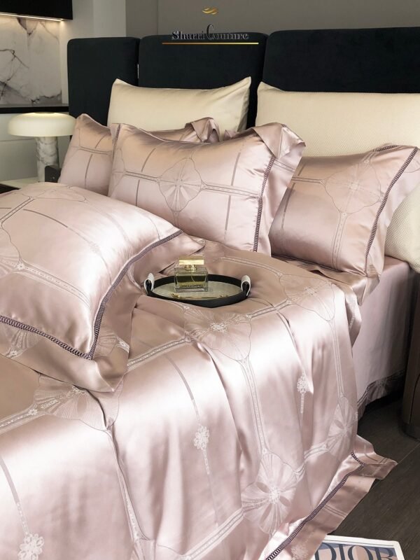 S. C. - 1057 - Pink Color - 100% Jacquard Cotton - Image 9